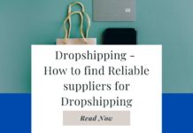 Dropshipping – How to find Reliable suppliers for Dropshipping Dropshipping - How to find Reliable suppliers for Dropshipping